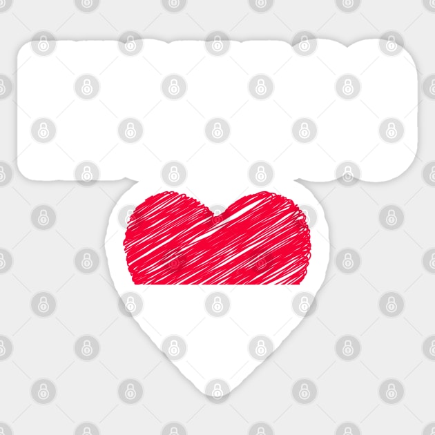 Monaco flag, Monaco heart Sticker by eka123